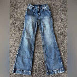 Flamingals Women's Blue Flared Jeans Size Small